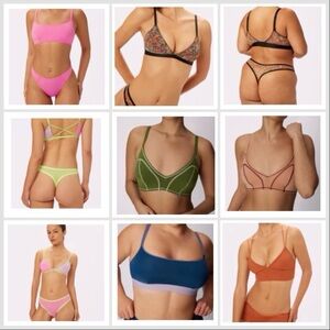 Lot of Parade bras 0+ size (30/32 d-ddd) and thongs